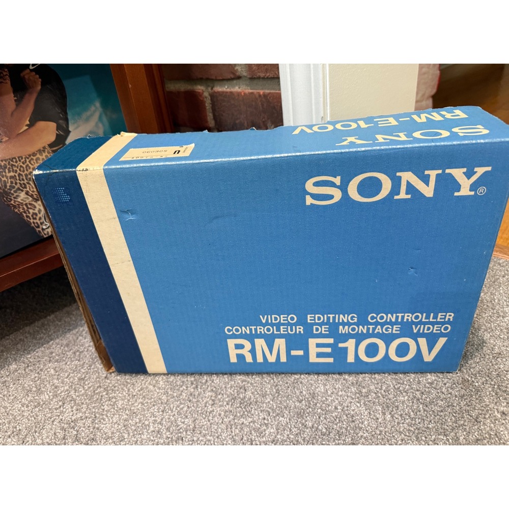 Sony RM-E100V Video Editing Controller Vintage New In Box NOS